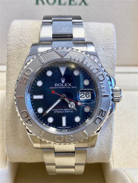 mens yacht master rolex blue face|rolex yacht master bezel.